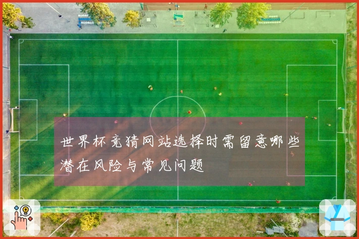 世界杯竞猜网站选择时需留意哪些潜在风险与常见问题
