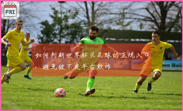 如何判断世界杯买足球的正规入口，避免被不良平台欺诈