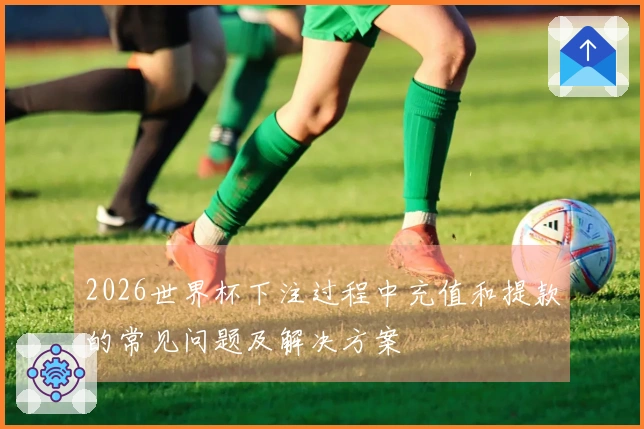 2026世界杯下注过程中充值和提款的常见问题及解决方案