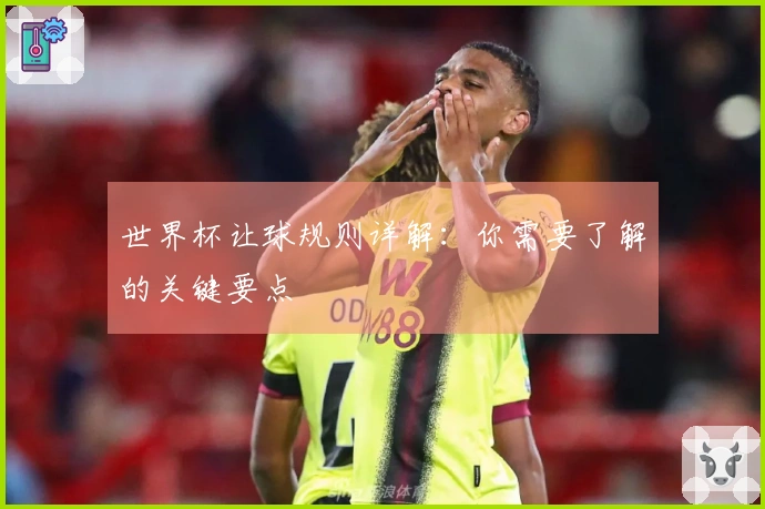 世界杯让球规则详解：你需要了解的关键要点