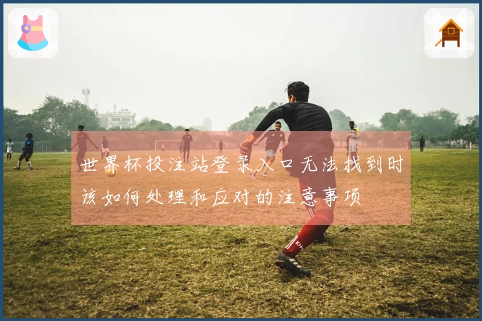 世界杯投注站登录入口无法找到时该如何处理和应对的注意事项